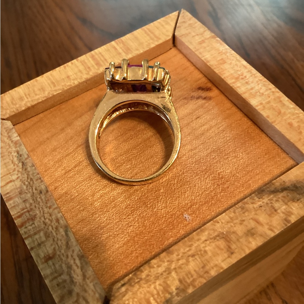 Multi Gemstone Ring - image 3